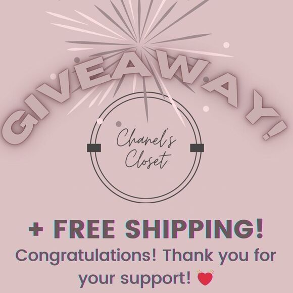 🎁 💃🏽 CHANEL IS RUNNING A GIVEAWAY! 🎁 COME SAY HI + SNAG FREE SHIPPING! - Picture 1 of 1